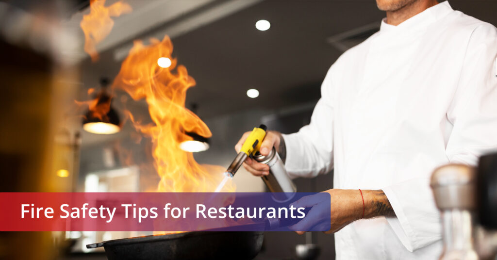 Feature image for the blog on Fire Safety Tips for Restaurants