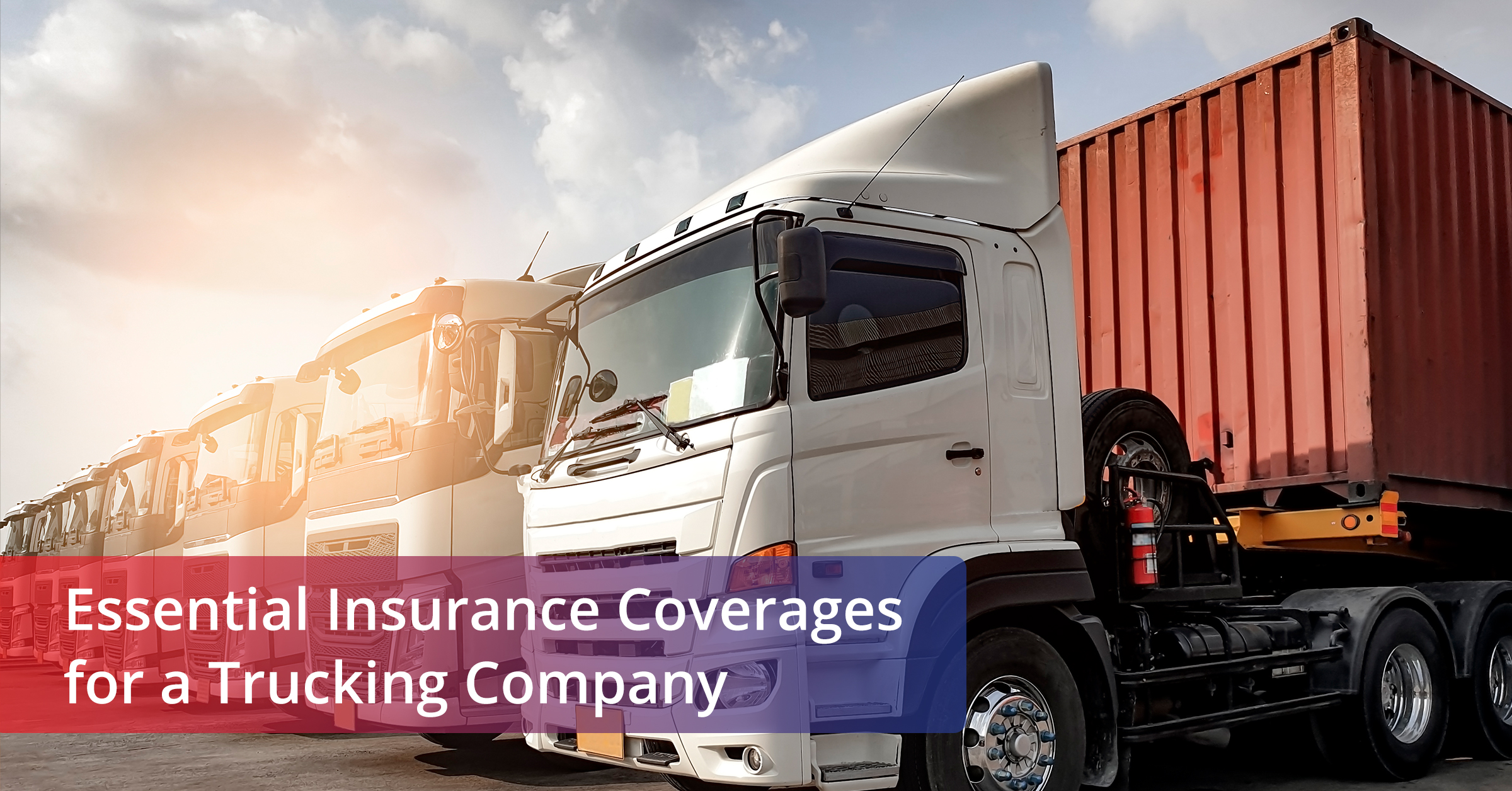 Feature image for the blog on Trucking Insurance